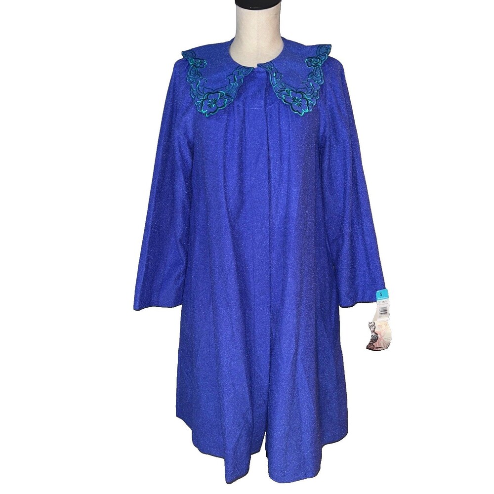 Shadowline Vintage NWT Women's Velour Robe/Nightgown/House Dress size S Midi